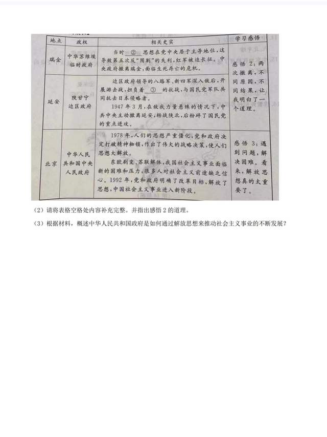熬夜整理！全國歷年中考?xì)v史真題【試卷+解析】趕緊給孩子打印！