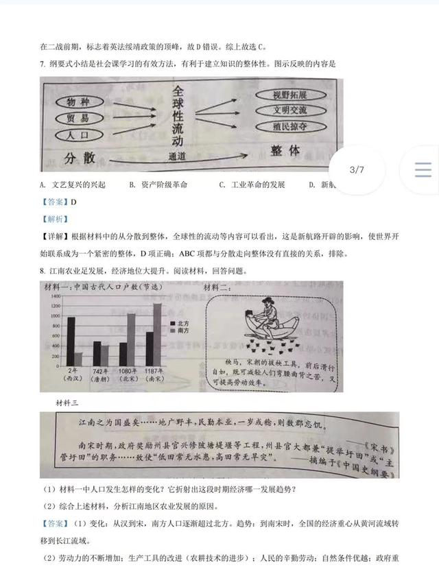 熬夜整理！全國歷年中考?xì)v史真題【試卷+解析】趕緊給孩子打??！