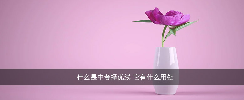 什么是中考擇優(yōu)線 它有什么用處